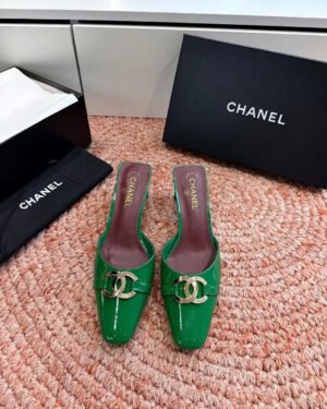 Chanel Interlocking CC Logo Mule