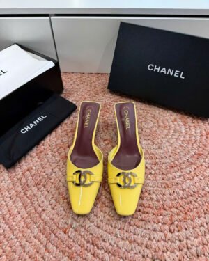 Chanel Interlocking CC Logo Mule