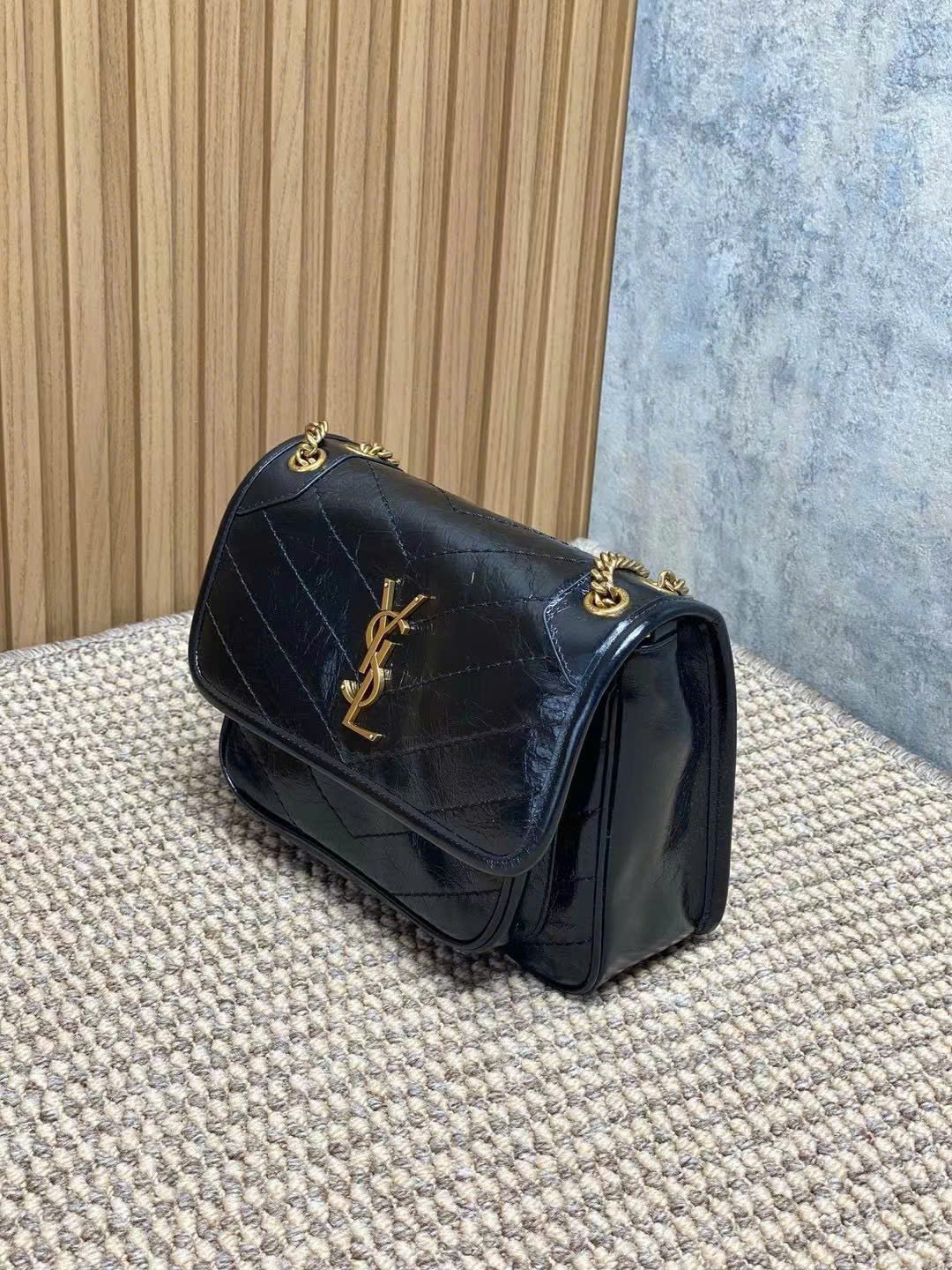 Saint Laurent YSL Niki Cassandre Crossbody Bag - Image 6