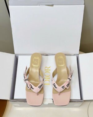 Dior J'Adior Embroidered Thong Sandal