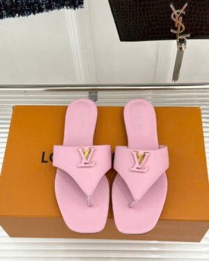 Louis Vuitton LV Logo Flat Thong Sandal