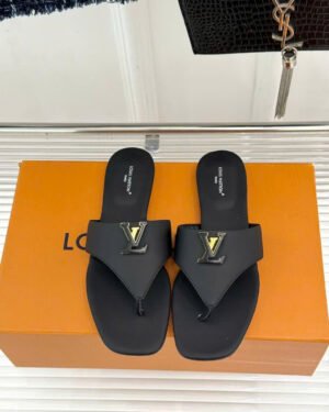 Louis Vuitton LV Logo Flat Thong Sandal